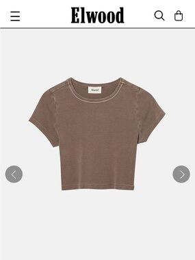 XS Elwood Brown Baby Tee